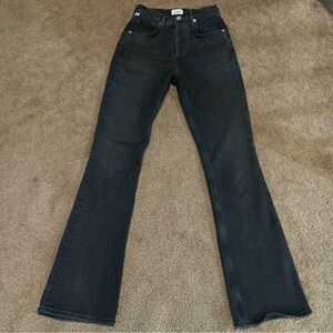 Citizens Of Humanity Libby Dark Black Flare Jeans size 23
